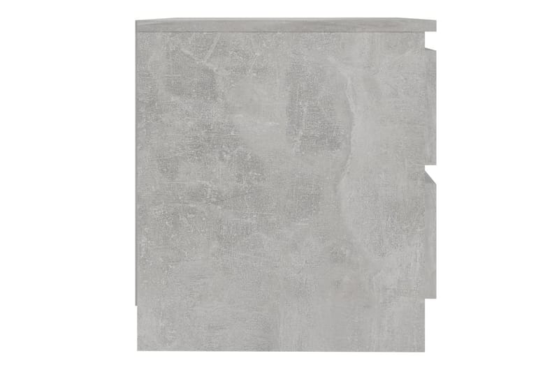 Sängbord 2 st betonggrå 50x39x43,5 cm spånskiva - Grå - Möbler - Bord