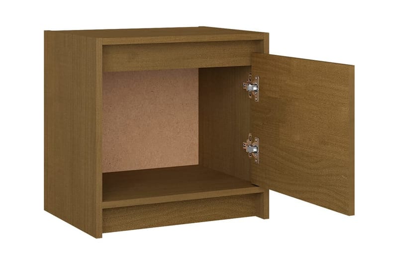 Sängbord 2 st honungsbrun 40x30,5x40 cm massiv furu - Brun - Möbler - Bord