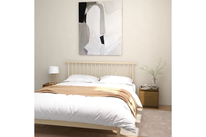 Sängbord 2 st honungsbrun 40x30,5x40 cm massiv furu - Brun - Möbler - Bord