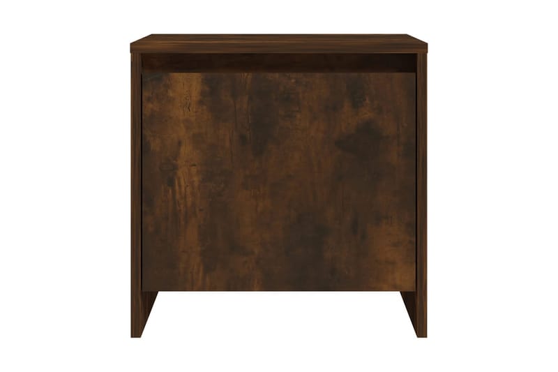 Sängbord 2 st rökfärgad ek 45x34x44,5 cm spånskiva - Brun - Möbler - Bord