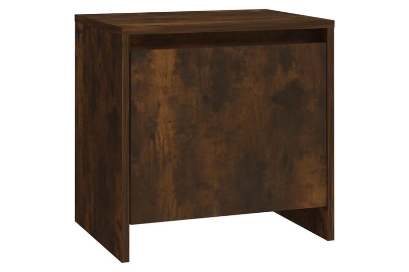 Sängbord 2 st rökfärgad ek 45x34x44,5 cm spånskiva - Brun - Möbler - Bord