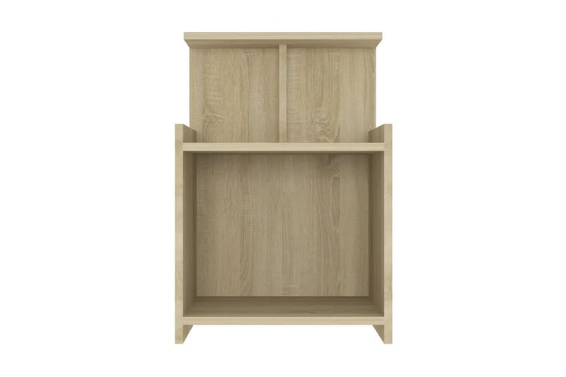 Sängbord 2 st sonoma-ek 40x35x60 cm spånskiva - Brun - Möbler - Bord