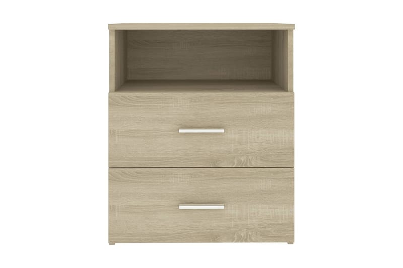 Sängbord 2 st sonoma-ek 50x32x60 cm - Brun - Möbler - Bord