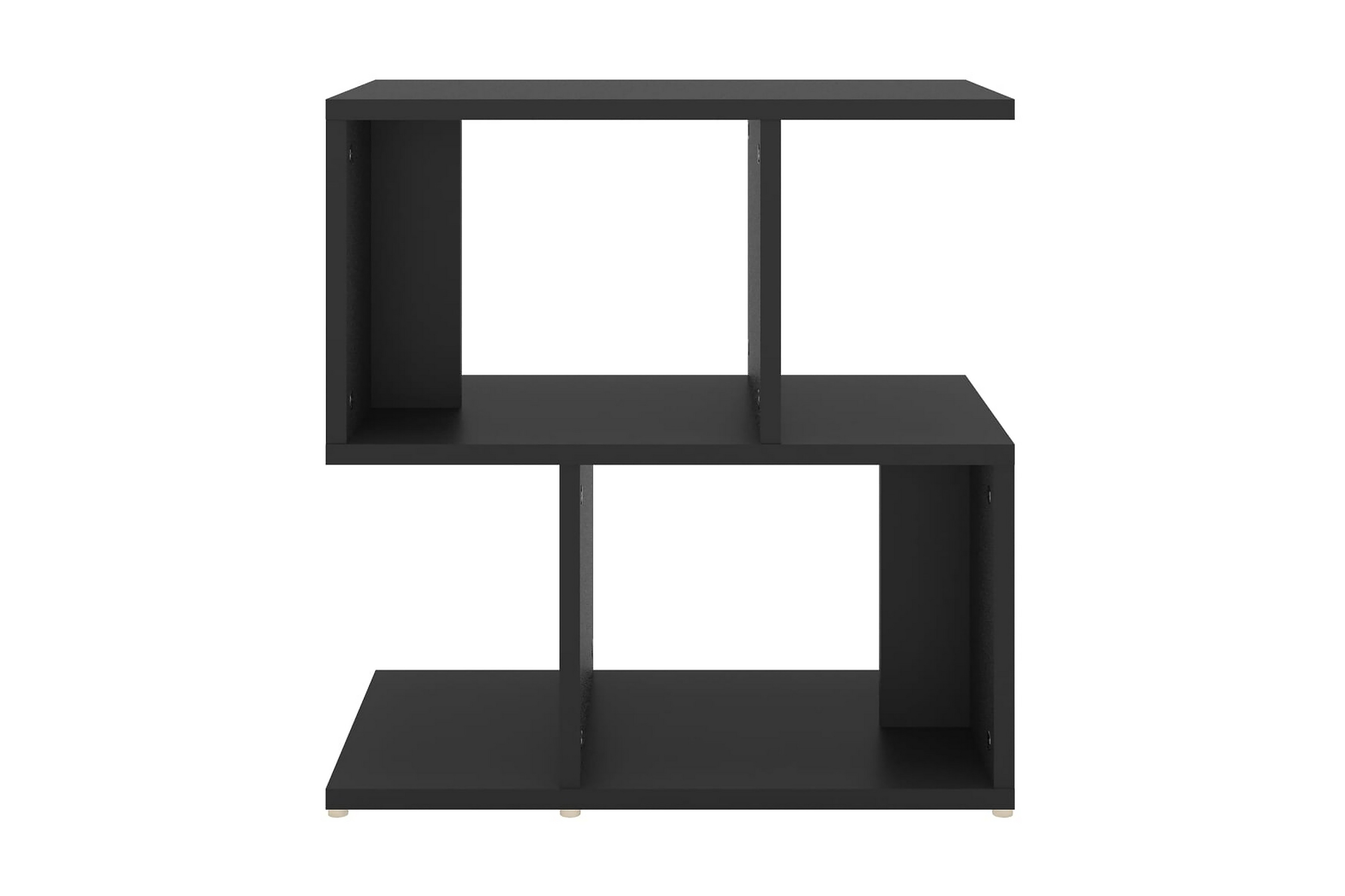Sängbord 2 st svart 50x30x51,5 cm spånskiva – Svart