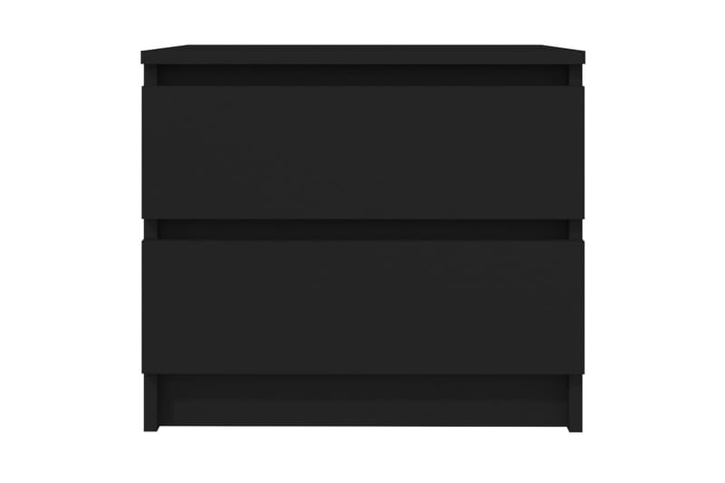 Sängbord 2 st svart 50x39x43,5 cm spånskiva - Svart - Möbler - Bord