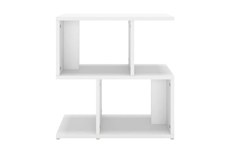 Sängbord 2 st vit 50x30x51,5 cm spånskiva - Vit - Möbler - Bord