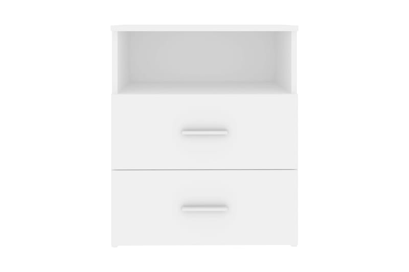 Sängbord 2 st vit 50x32x60 cm spånskiva - Vit - Möbler - Bord