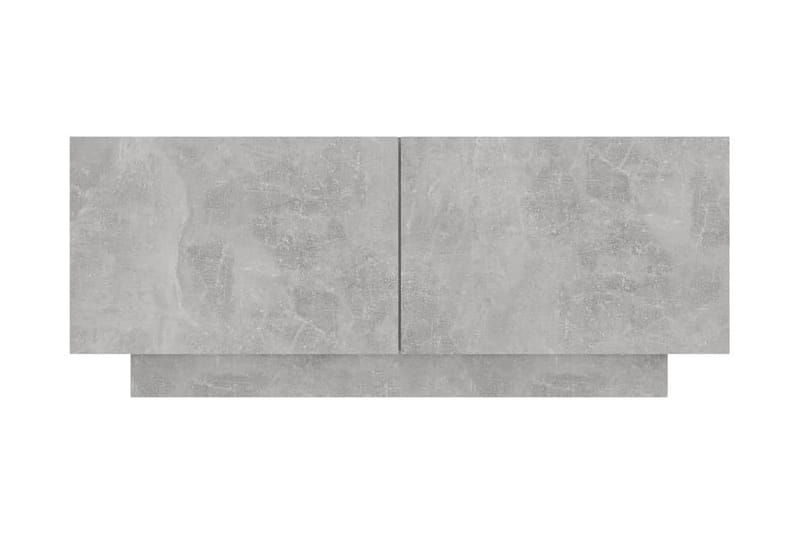 Sängbord betonggrå 100x35x40 cm spånskiva - Grå - Möbler - Bord