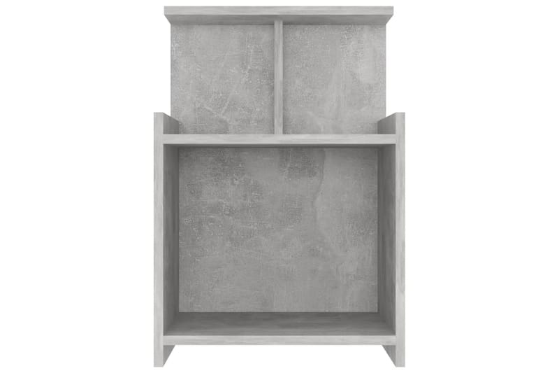 Sängbord betonggrå 40x35x60 cm spånskiva - Grå - Möbler - Bord