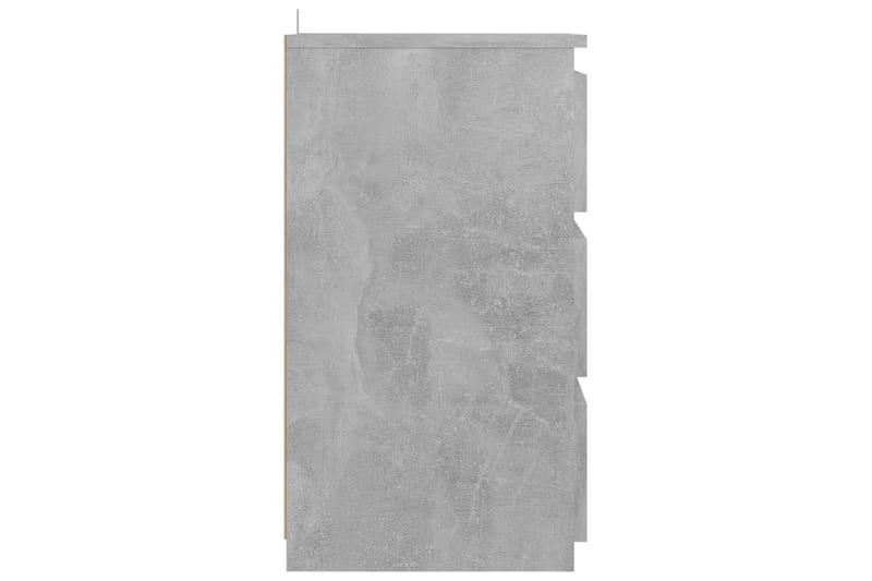 Sängbord betonggrå 40x35x62,5 cm spånskiva - Grå - Möbler - Bord