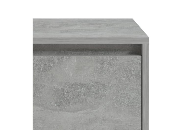 Sängbord betonggrå 45x34,5x44,5 cm spånskiva - Grå - Möbler - Bord