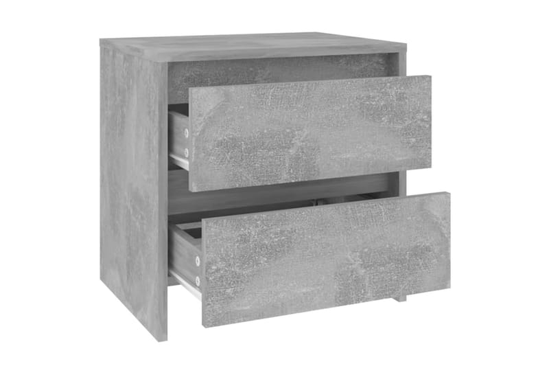 Sängbord betonggrå 45x34,5x44,5 cm spånskiva - Grå - Möbler - Bord