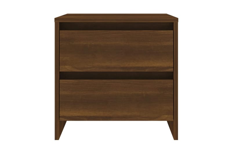 Sängbord brun ek 45x34,5x44,5 cm spånskiva - Brun - Möbler - Bord