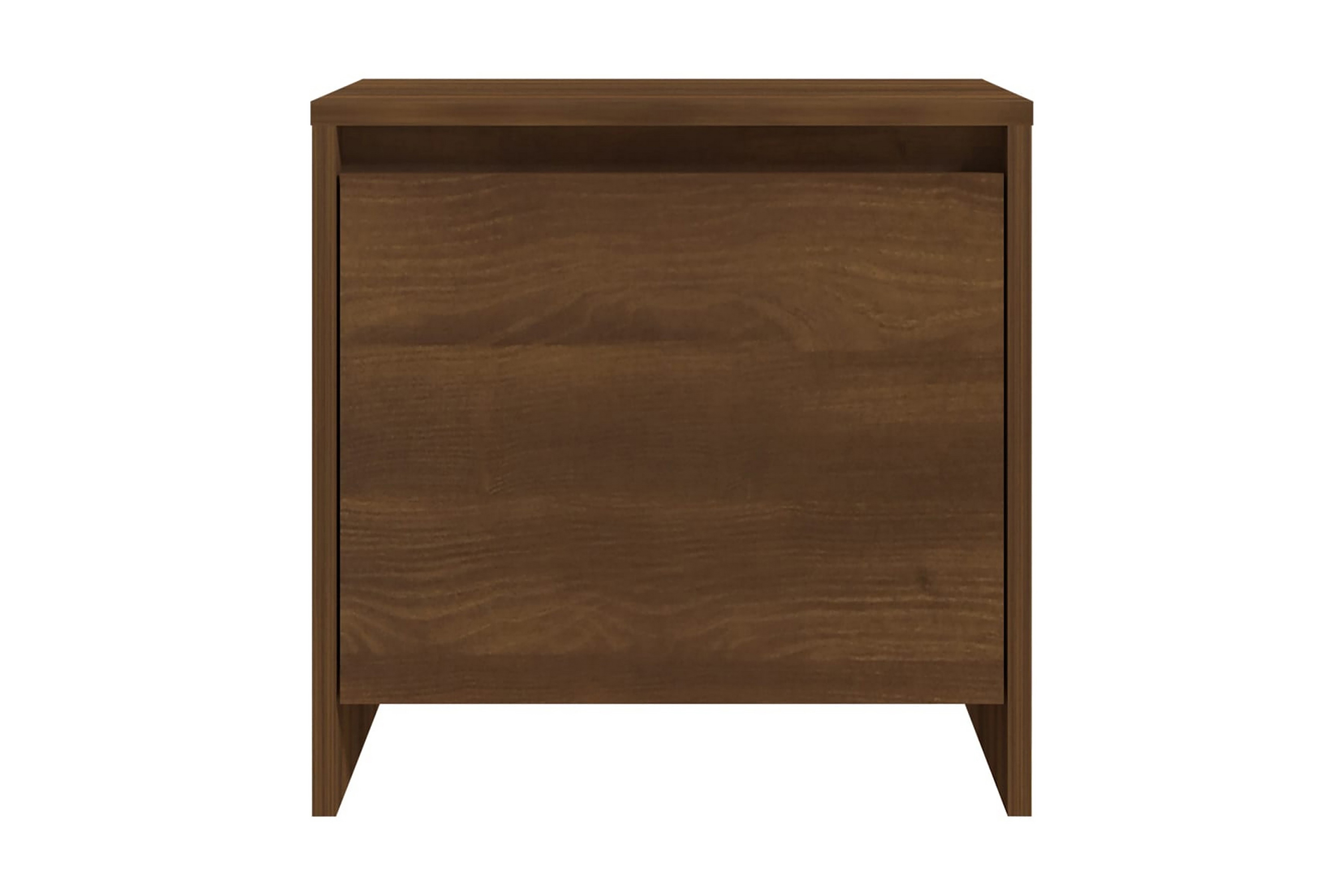 Sängbord brun ek 45x34x44,5 cm spånskiva – Brun