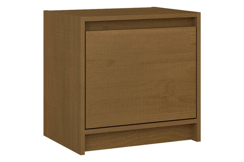 Sängbord honungsbrun 40x30,5x40 cm massiv furu - Brun - Möbler - Bord