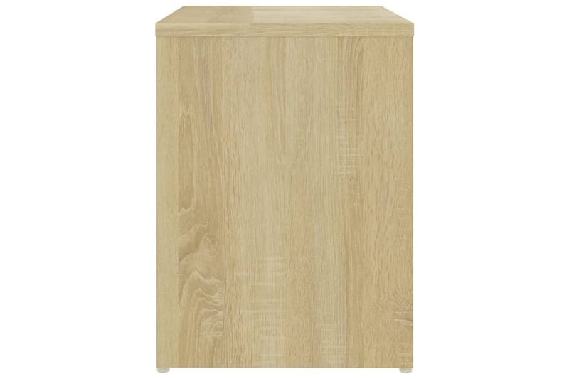 Sängbord sonoma ek 40x30x40 cm spånskiva - Brun - Sängbord - Bord