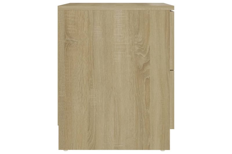 Sängbord sonoma-ek 40x40x50 cm spånskiva - Brun - Möbler - Bord