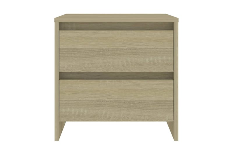 Sängbord sonoma ek 45x34,5x44,5 cm spånskiva - Brun - Sängbord - Bord