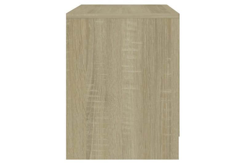 Sängbord sonoma ek 45x34,5x44,5 cm spånskiva - Brun - Sängbord - Bord