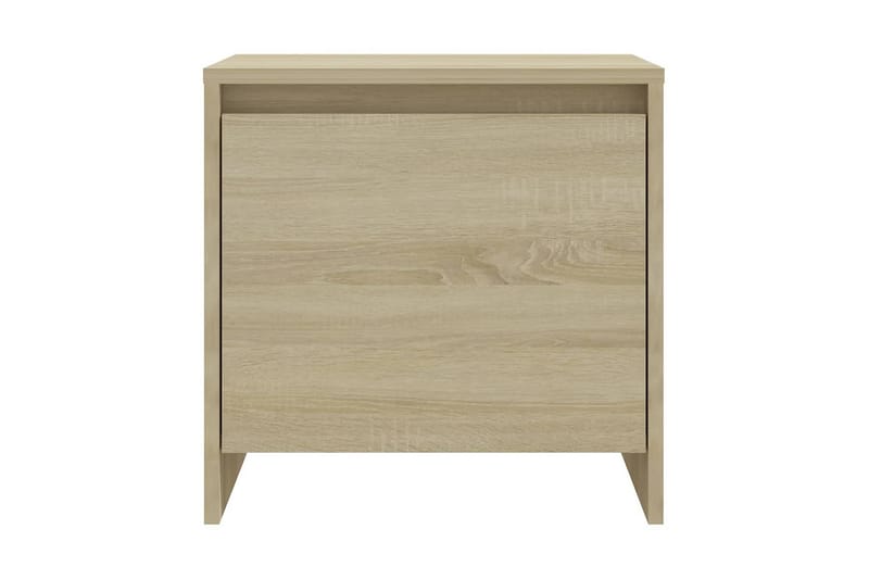 Sängbord sonoma-ek 45x34x44,5 cm spånskiva - Beige - Möbler - Bord