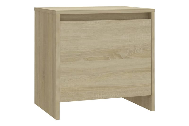 Sängbord sonoma-ek 45x34x44,5 cm spånskiva - Beige - Möbler - Bord