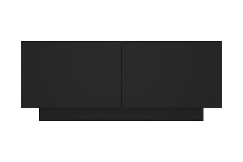 Sängbord svart 100x35x40 cm spånskiva - Svart - Möbler - Bord