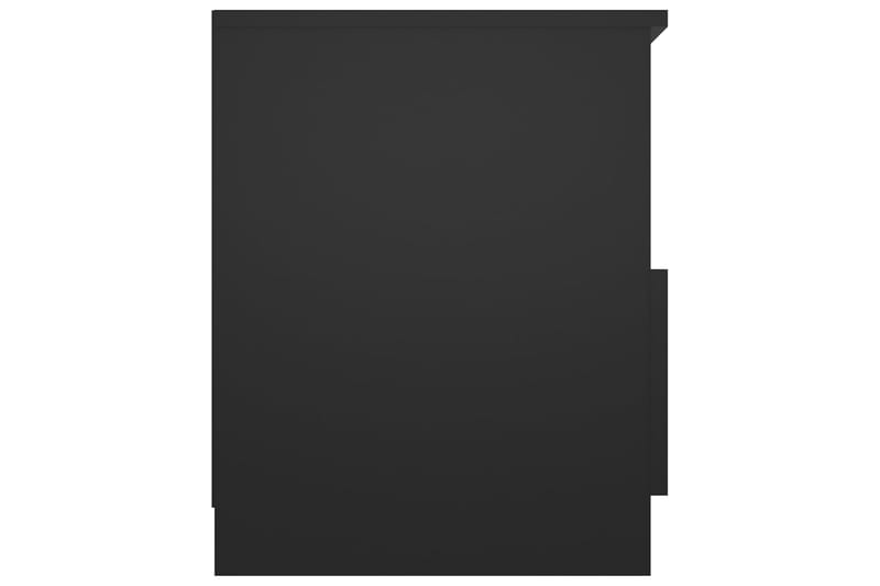 Sängbord svart 40x40x50 cm spånskiva - Svart - Sängbord - Bord