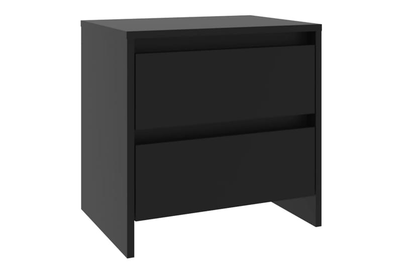 Sängbord svart 45x34,5x44,5 cm spånskiva - Svart - Möbler - Bord