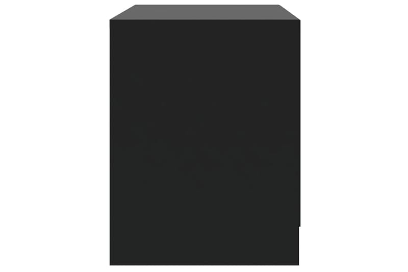Sängbord svart 45x34,5x44,5 cm spånskiva - Svart - Möbler - Bord
