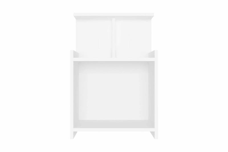 Sängbord vit 40x35x60 cm spånskiva - Vit - Möbler - Bord