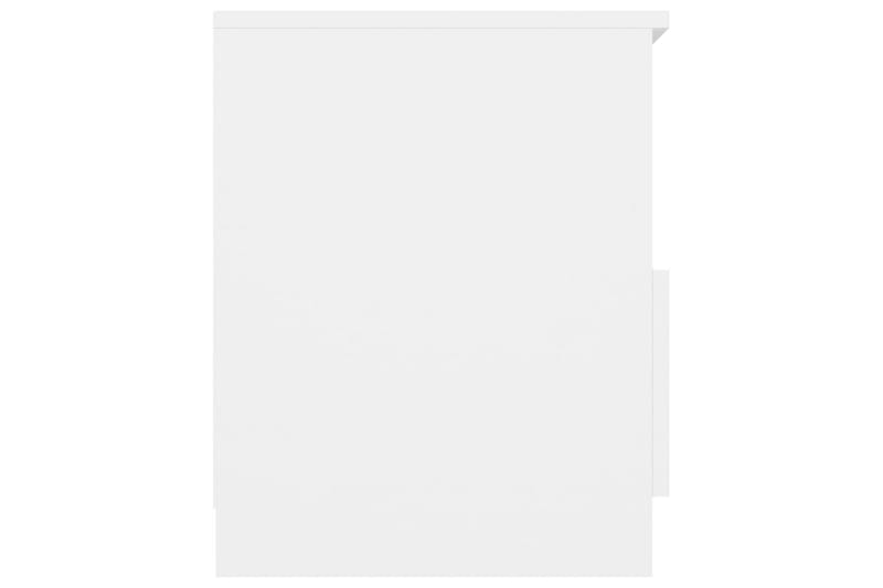 Sängbord vit 40x40x50 cm spånskiva - Vit - Möbler - Bord