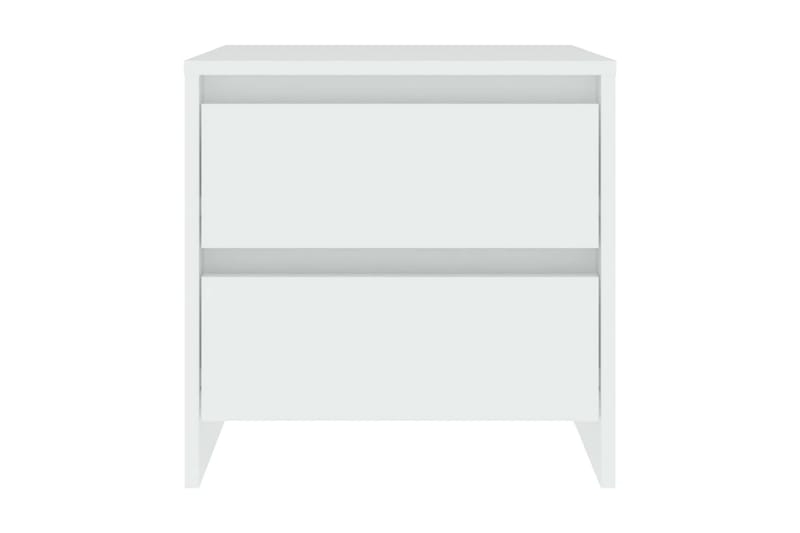 Sängbord vit 45x34,5x44,5 cm spånskiva - Vit - Möbler - Bord