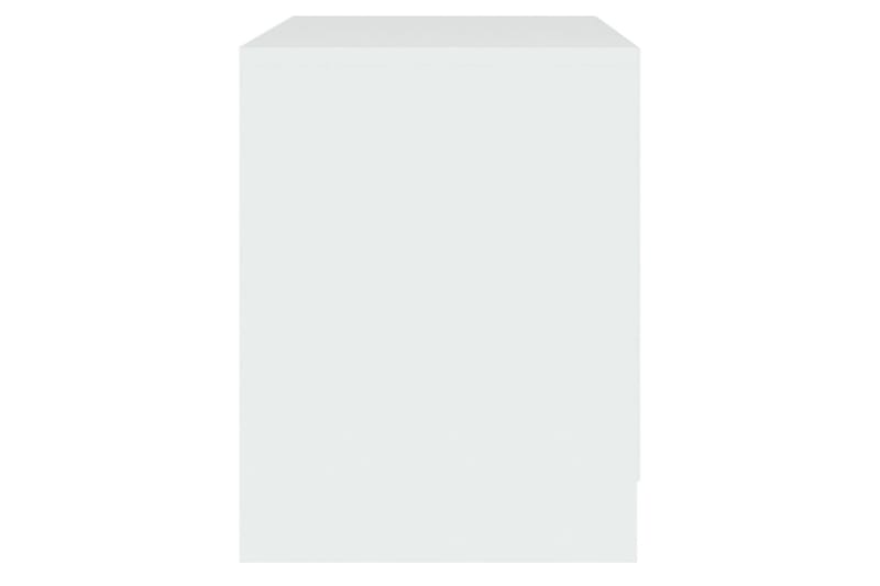 Sängbord vit 45x34,5x44,5 cm spånskiva - Vit - Möbler - Bord