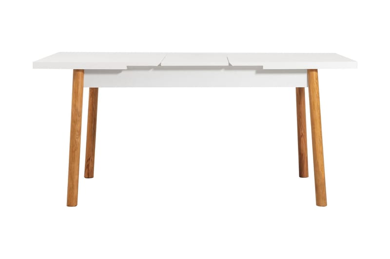Sanina Matbord 120x75x120 cm, Vit/Ek