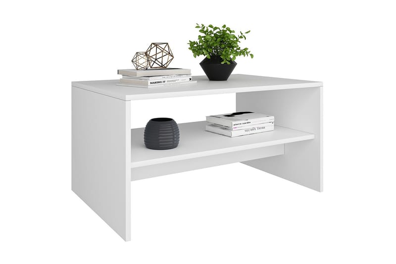 SARACHANE Soffbord 90x46,8x90 cm Vit - Möbler - Bord