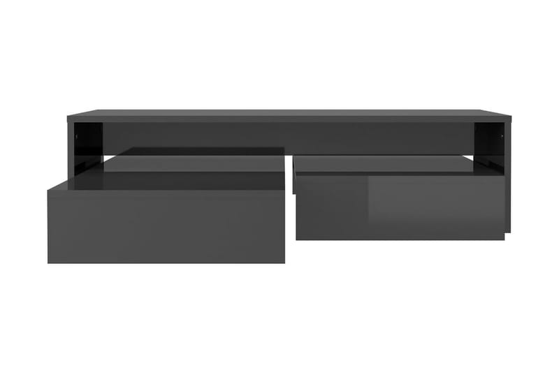 Satsbord grå högglans 100x100x26,5 cm - Grå - Bord - Satsbord