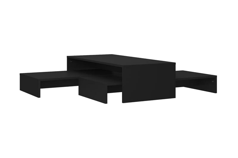 Satsbord svart 100x100x26,5 cm spånskiva - Svart - Bord - Satsbord