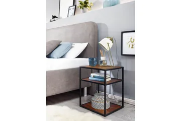 Seddik Sängbord 35 cm Rektangulär - Brun - Möbler - Bord