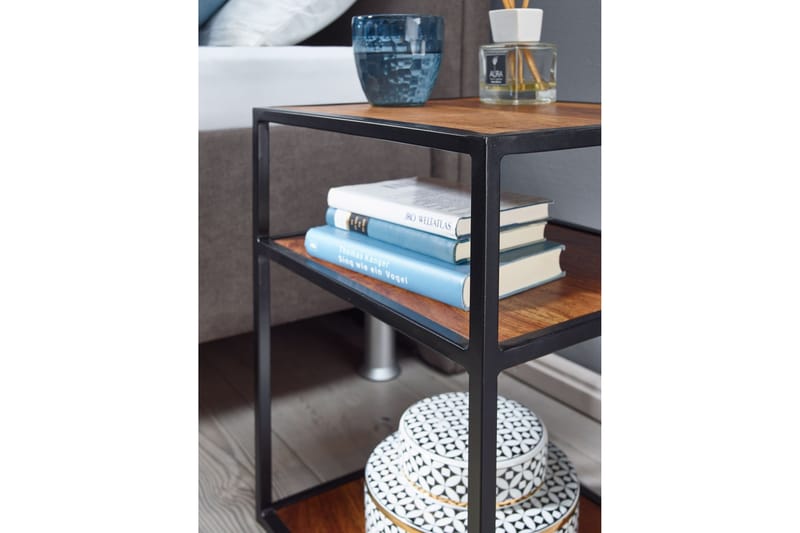 Seddik Sängbord 35 cm Rektangulär - Brun - Möbler - Bord