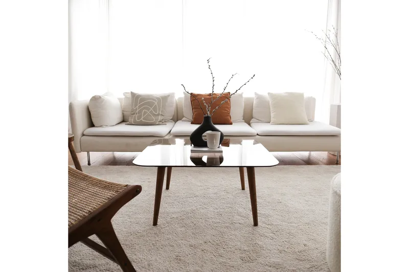 Selter Soffbord 80 cm - Brons/Glas - Möbler - Bord