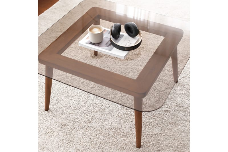 Selter Soffbord 80 cm - Brons/Glas - Möbler - Bord