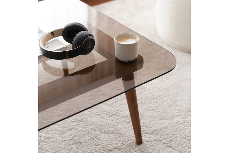 Selter Soffbord 80 cm - Brons/Glas - Möbler - Bord