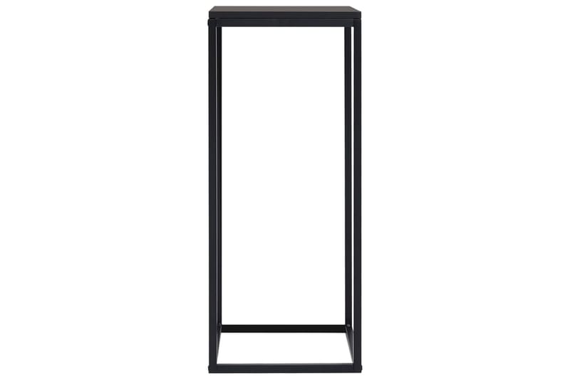 Sidobord 2 st svart stål - Svart - Möbler - Bord