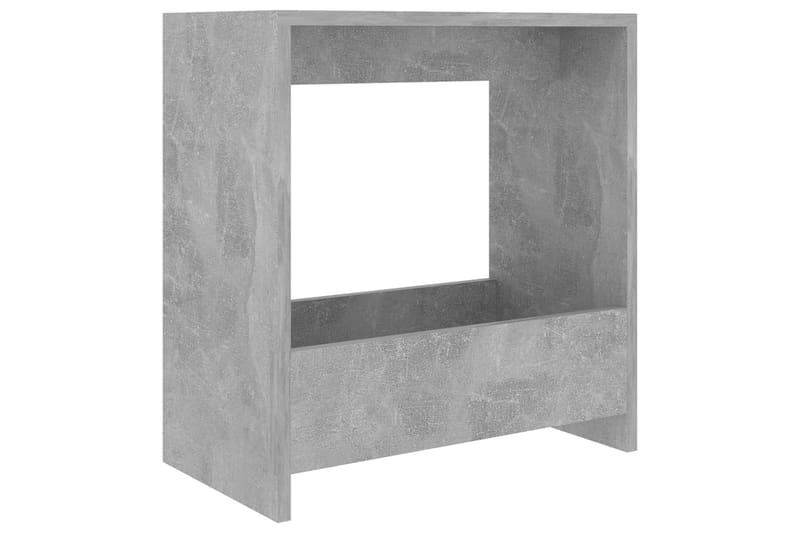 Sidobord betonggrå 50x26x50 cm spånskiva - Grå - Brickbord - Bord - Sidobord & lampbord