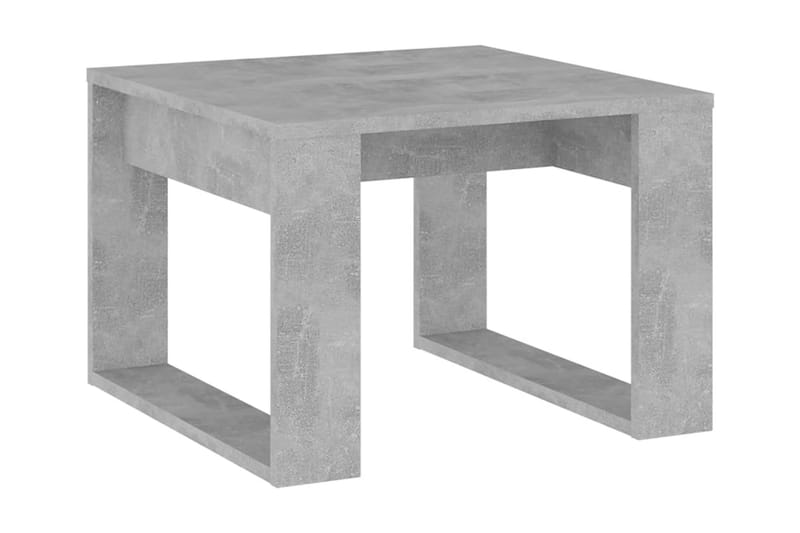 Sidobord betonggrå 50x50x35 cm spånskiva - Grå - Brickbord - Bord - Sidobord & lampbord