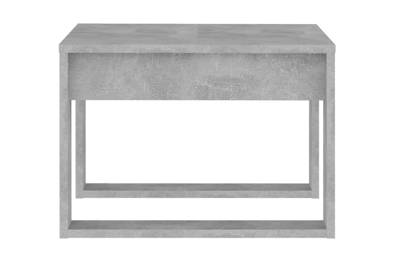 Sidobord betonggrå 50x50x35 cm spånskiva - Grå - Möbler - Bord