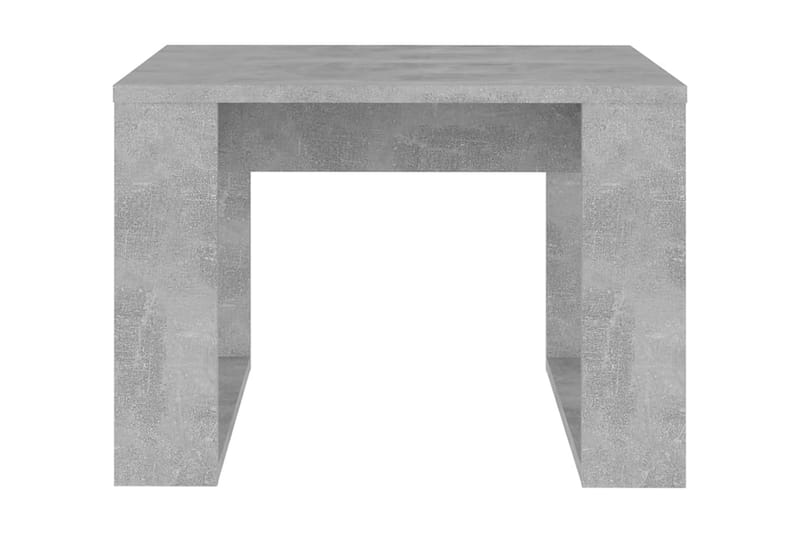 Sidobord betonggrå 50x50x35 cm spånskiva - Grå - Brickbord - Bord - Sidobord & lampbord