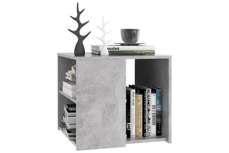 Sidobord betonggrå 50x50x45 cm spånskiva - Grå - Möbler - Bord