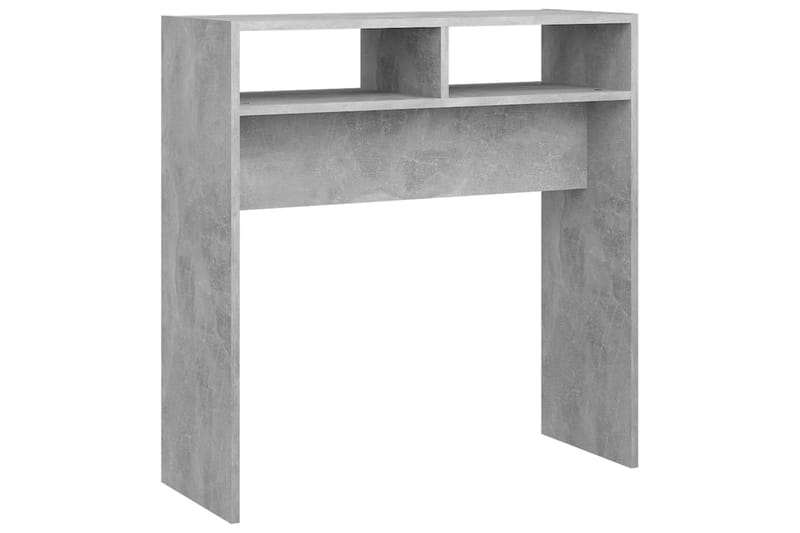 Sidobord betonggrå 78x30x80 cm spånskiva - Grå - Möbler - Bord