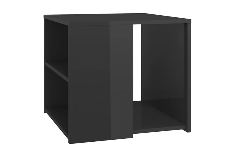 Sidobord grå högglans 50x50x45 cm spånskiva - Grå - Möbler - Bord